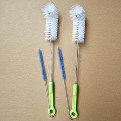 2pcs Bottle Straw Brush 360 Cleaner Set Kitchen Accessories