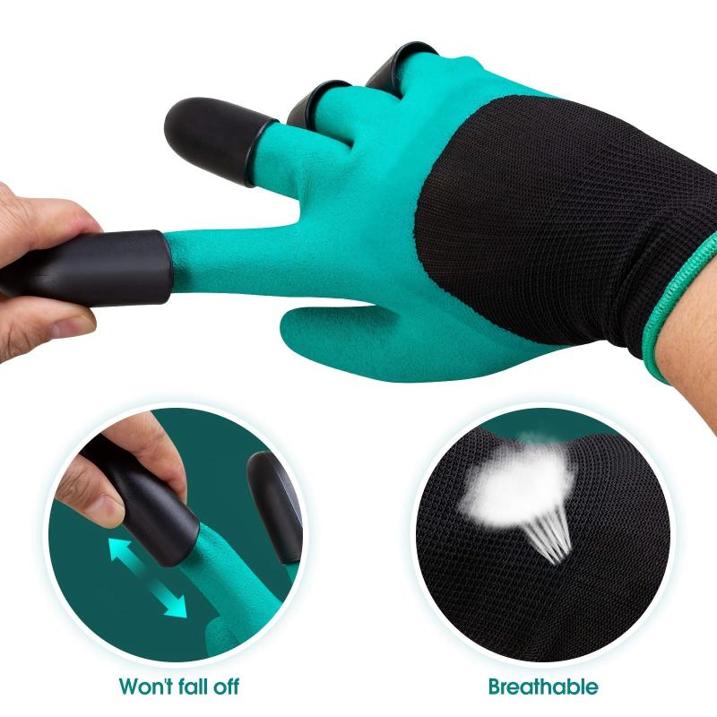 Breathable Waterproof Garden Gloves with Claws for Women Gardeners