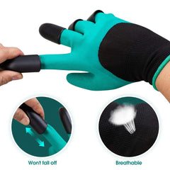 Breathable Waterproof Garden Gloves with Claws for Women Gardeners