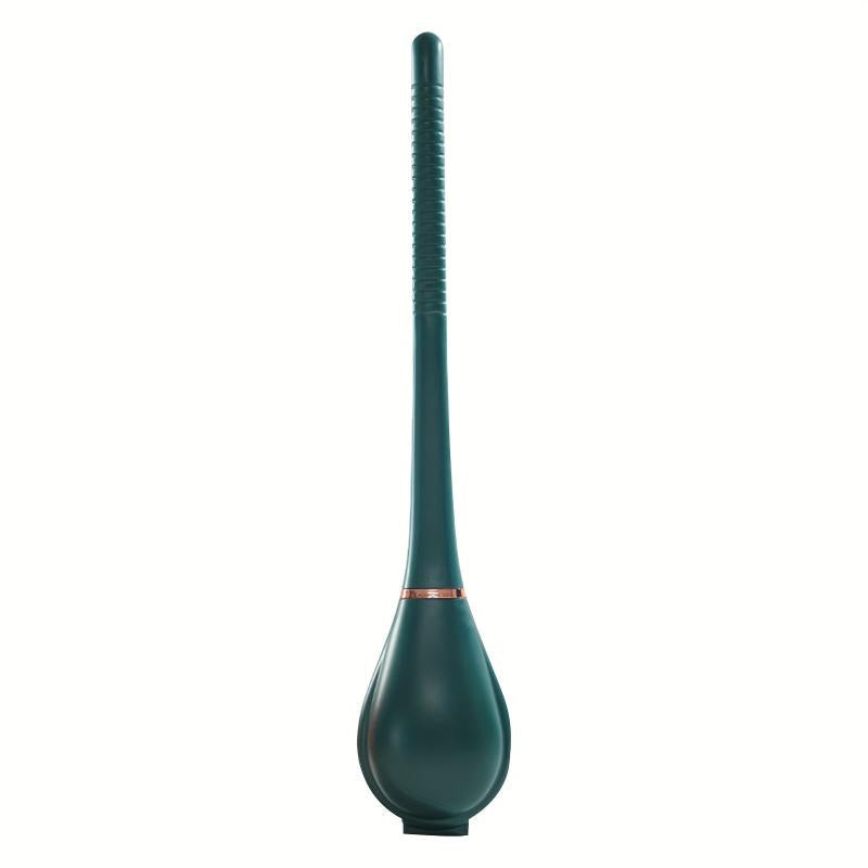 Silicone Toilet Brush Set Wall Mounted with Long Handle