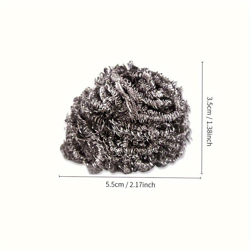 6pcs Stainless Steel Wire Ball Scrubber