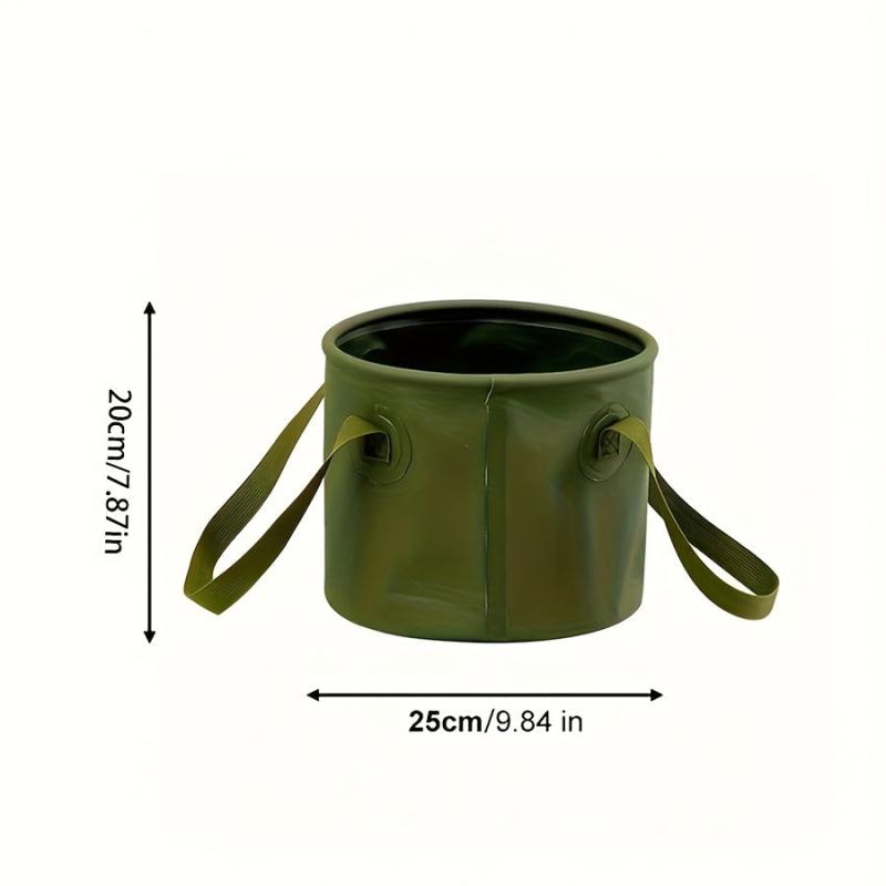 Portable Folding Water Bucket Outdoor Camping Fishing Travel Collapsible Bucket