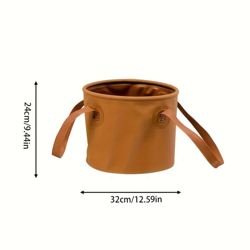 Portable Folding Water Bucket Outdoor Camping Fishing Travel Collapsible Bucket