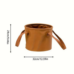 Portable Folding Water Bucket Outdoor Camping Fishing Travel Collapsible Bucket