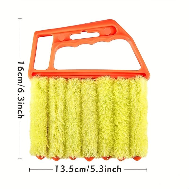 Blinds Cleaning Brush Handheld Dust Remover with 7 Microfiber Sleeves