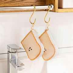 Natural Wood Pulp Kitchen Sponges Eye Shape Non Scratch Dish Sponge