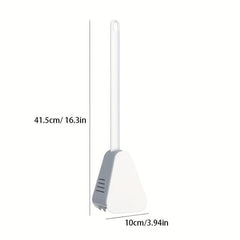 Silicone Golf Toilet Brush Set Wall Mounted Flexible Long Handle No Dead Corner