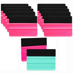 2pcs Vinyl Squeegee With Feather Sticker Tool For Car Wrap Sign DIY