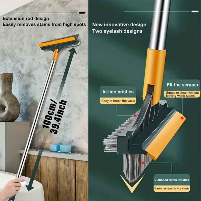 Professional Floor Scrubbing Brush Double Sided Cleaning 96x52x21cm