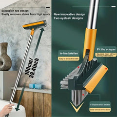Professional Floor Scrubbing Brush Double Sided Cleaning 96x52x21cm