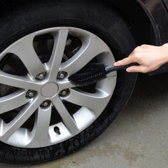 Car Wheel Brush With Handle Rim Cleaning Brush Tire Brush