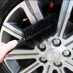Car Wheel Brush With Handle Rim Cleaning Brush Tire Brush