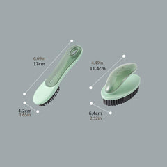 Household Cleaning Brush Soft Bristles Shoe Board Brush Transparent