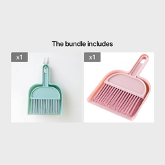 Mini Cleaning Brush & Dustpan Set for Desktop or Keyboard