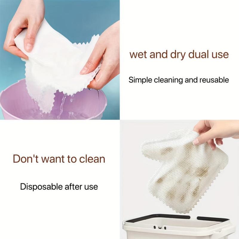10pcs Reusable Microfiber Dust Removal Gloves for Wet and Dry Cleaning