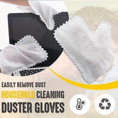 10pcs Reusable Microfiber Dust Removal Gloves for Wet and Dry Cleaning