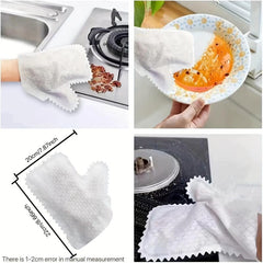 10pcs Reusable Microfiber Dust Removal Gloves for Wet and Dry Cleaning