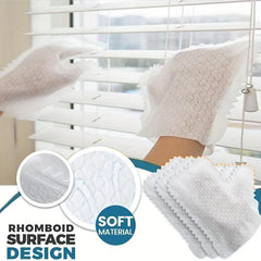 10pcs Reusable Microfiber Dust Removal Gloves for Wet and Dry Cleaning