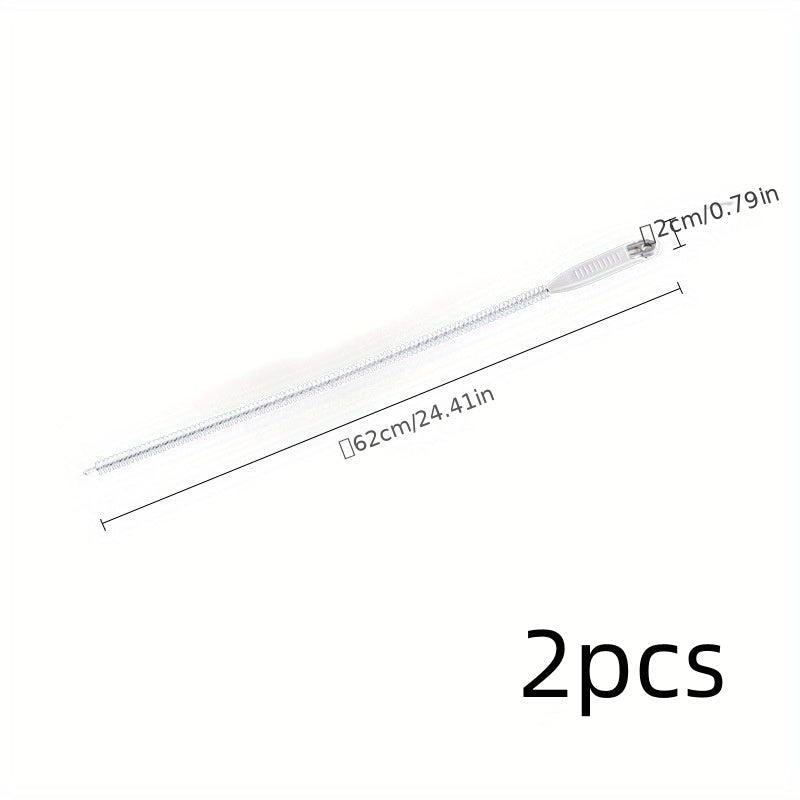 2pcs Japanese Pipe Dredger Pipeline Dredging Brush Hair Remover