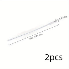 2pcs Japanese Pipe Dredger Pipeline Dredging Brush Hair Remover