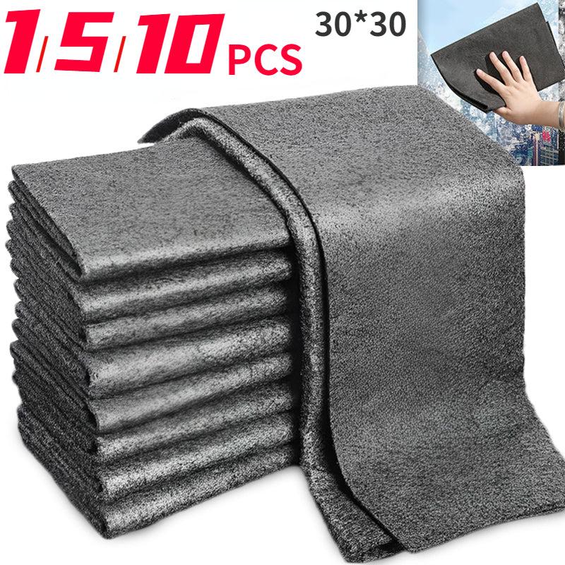 Magic Glass Wiping Rags Lint Cleaning Cloths Car Washing Towel Kitchen Bathroom