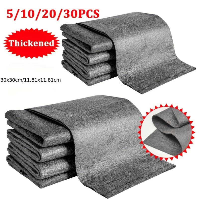 Magic Glass Wiping Rags Lint Cleaning Cloths Car Washing Towel Kitchen Bathroom