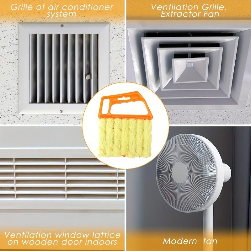 2pcs Window Cleaning Brush Dust Removal Blinds Duster