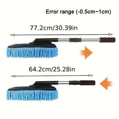 Retractable Microfiber Car Wax Brush for Cars