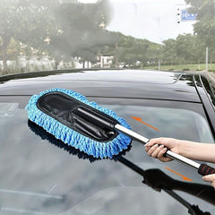 Retractable Microfiber Car Wax Brush for Cars