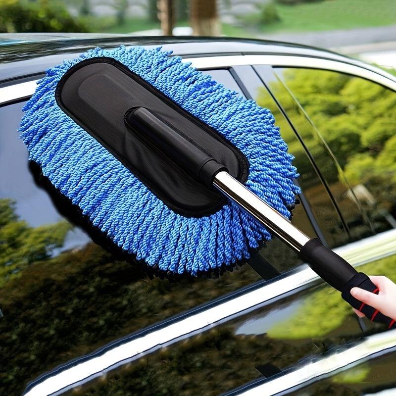 Retractable Microfiber Car Wax Brush for Cars