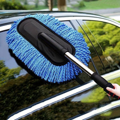 Retractable Microfiber Car Wax Brush for Cars