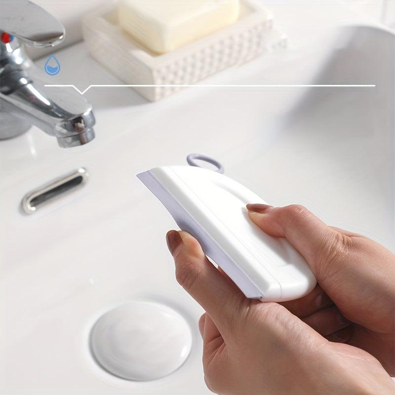 Mini Glass Wiper for Bathroom Mirror and Windows Scrubber