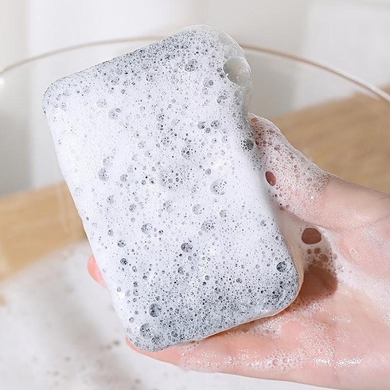5pcs Dish Sponge Thicken Scouring Pad Cloth Rags Magic Sponges Kitchen Cleaning