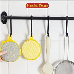 10pcs Double Sided Scouring Pad Kitchen Cleaning Sponge