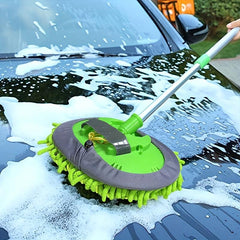 Car Cleaning Brush Telescopic Long Handle Soft Non-scratch Dust Removal Mop