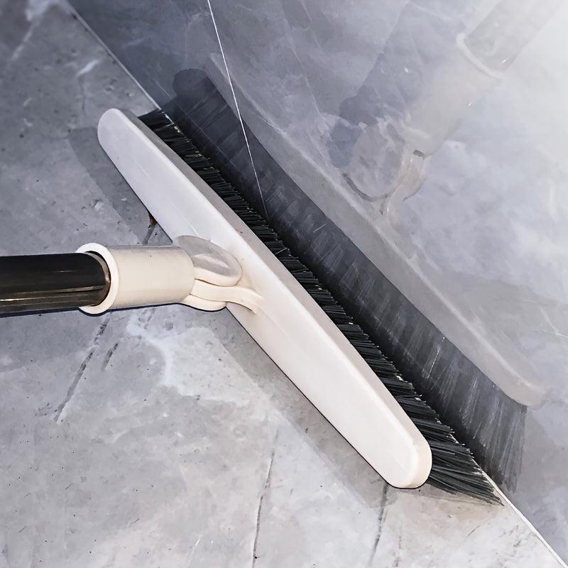 Bathroom Floor Brush Rotating Scrub Brush Hard Bristle Tub and Tile Cleaning