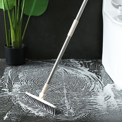 Bathroom Floor Brush Rotating Scrub Brush Hard Bristle Tub and Tile Cleaning