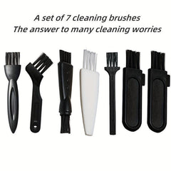 7pcs Hair Comb Cleaner Dirt Remover Set - Home Appliance Cleaning Tool