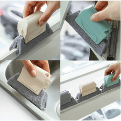 Magic Window Groove Cleaning Brush with 4 Brush Heads
