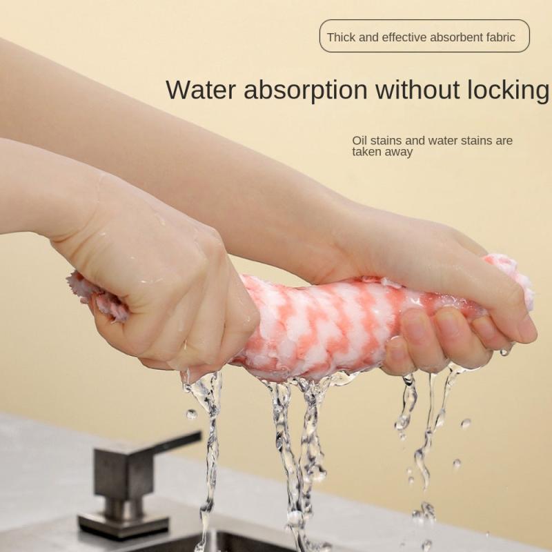 10pcs Microfiber Cleaning Cloth Drying Towel Dishwashing Cloth