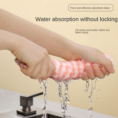 10pcs Microfiber Cleaning Cloth Drying Towel Dishwashing Cloth