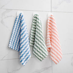 10pcs Microfiber Cleaning Cloth Drying Towel Dishwashing Cloth
