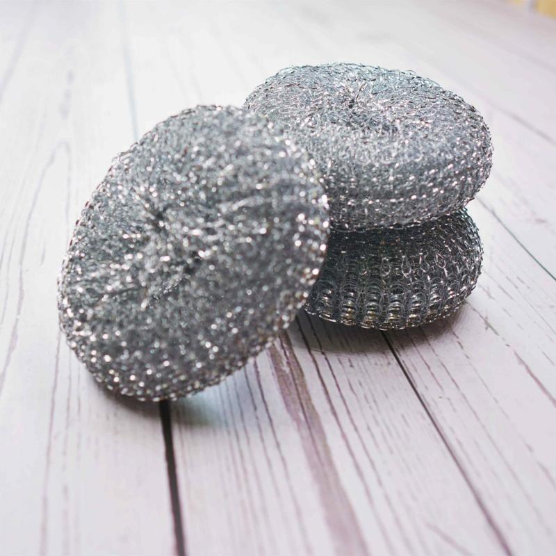 3pcs Kitchen Cleaning Stainless Steel Sponge Set