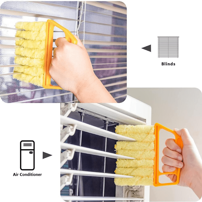 2pcs Blinds Cleaning Brush Detachable Washable Dust Removal Household Brush