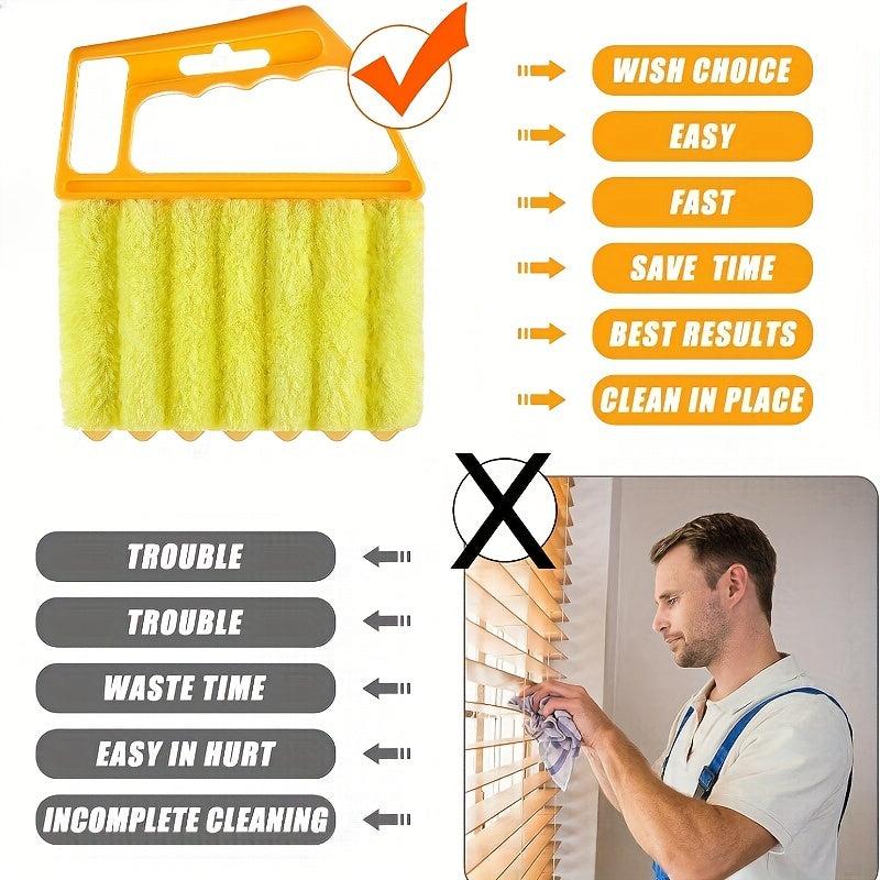 2pcs Blinds Cleaning Brush Detachable Washable Dust Removal Household Brush