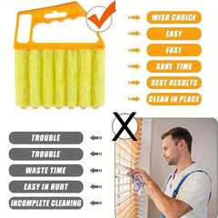 2pcs Blinds Cleaning Brush Detachable Washable Dust Removal Household Brush