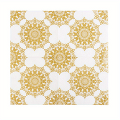 20pcs Golden Printed Decorative Napkin Paper Pack