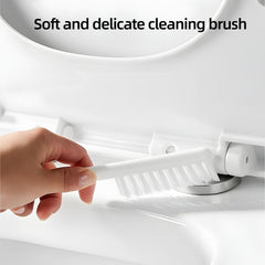 Wall Mounted Toilet Brush Set Long Handle Flexible Cleaning Brush