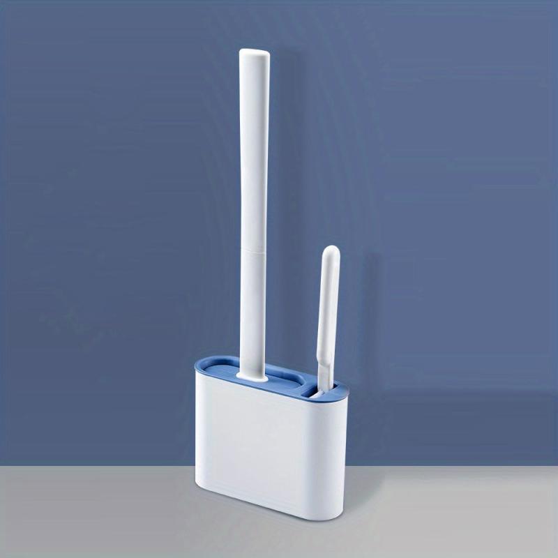 Wall Mounted Toilet Brush Set Long Handle Flexible Cleaning Brush