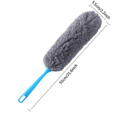 Washable Anti Static Feather Duster for Home Furniture Car Cleaning